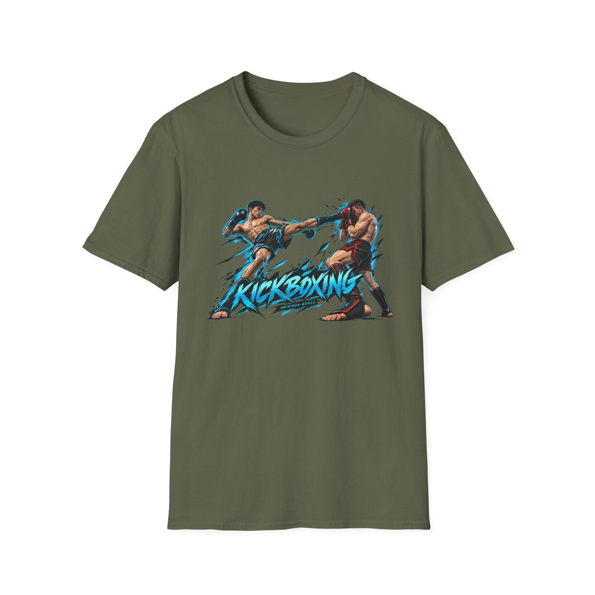 Kickboxing Graphic T-Shirt — Retro Fighters Design