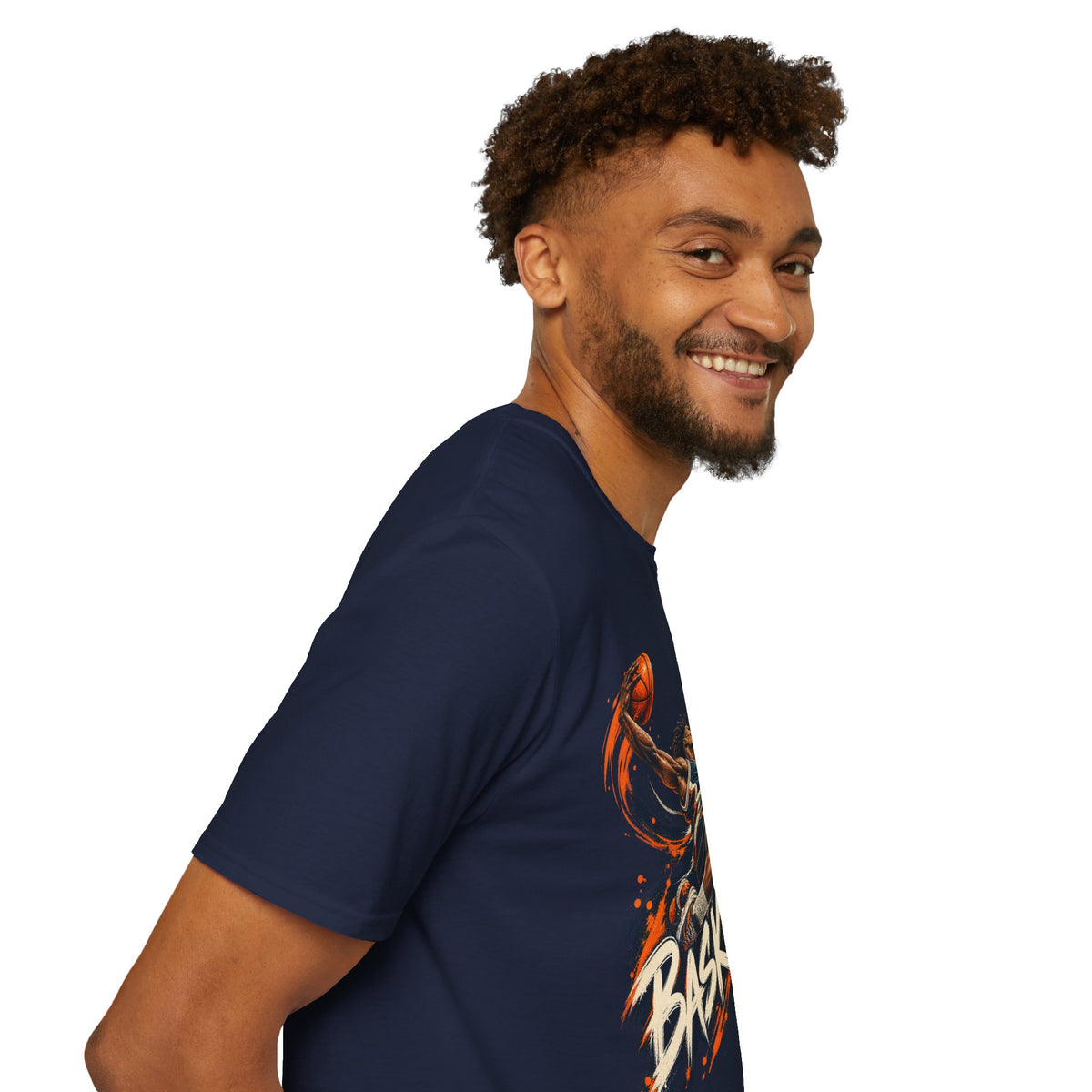 Basketball Dunk Graphic T-Shirt