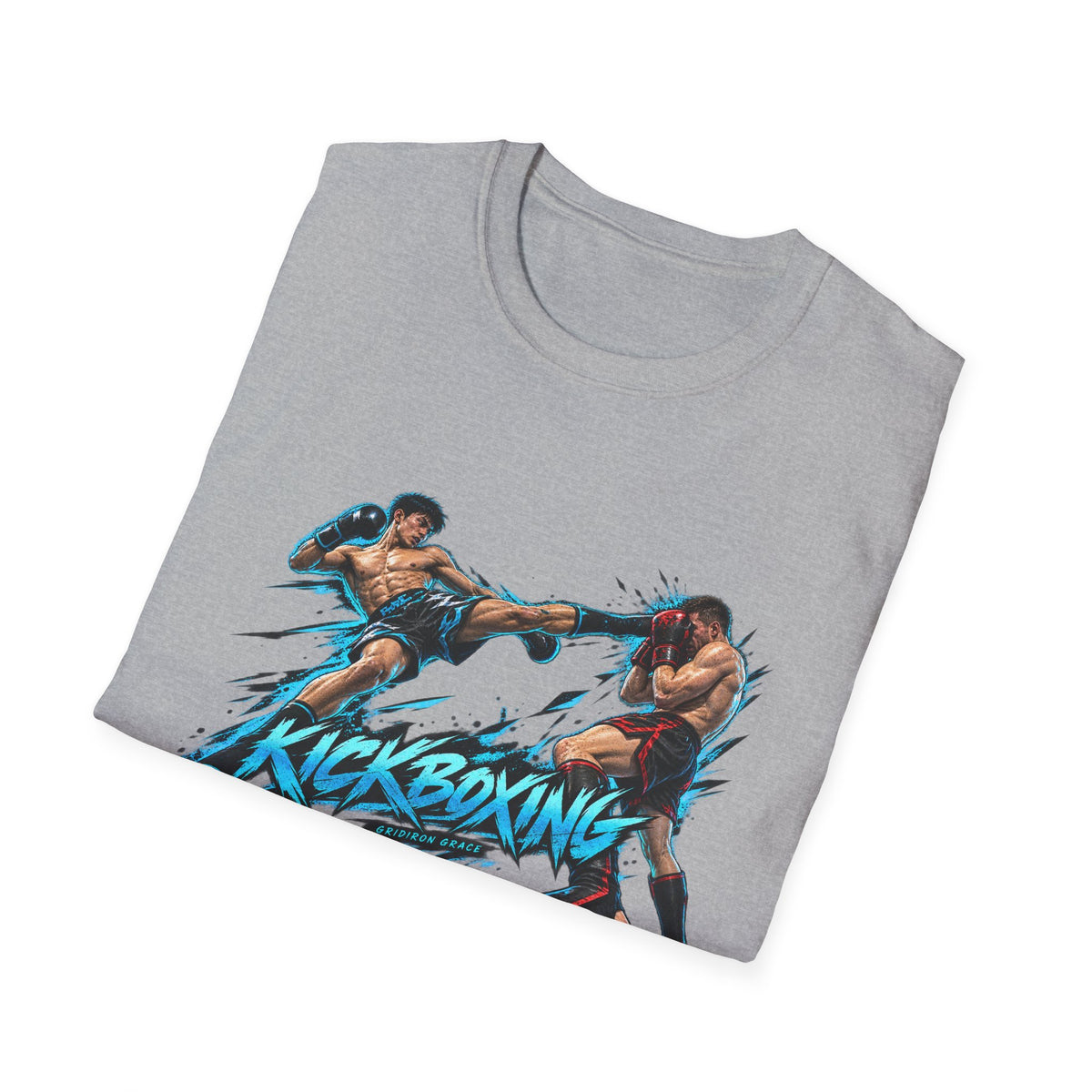 Kickboxing Graphic T-Shirt — Retro Fighters Design