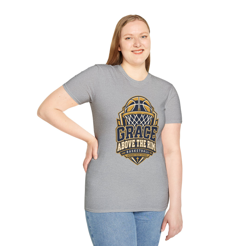 Grace Above the Rim Basketball T-Shirt