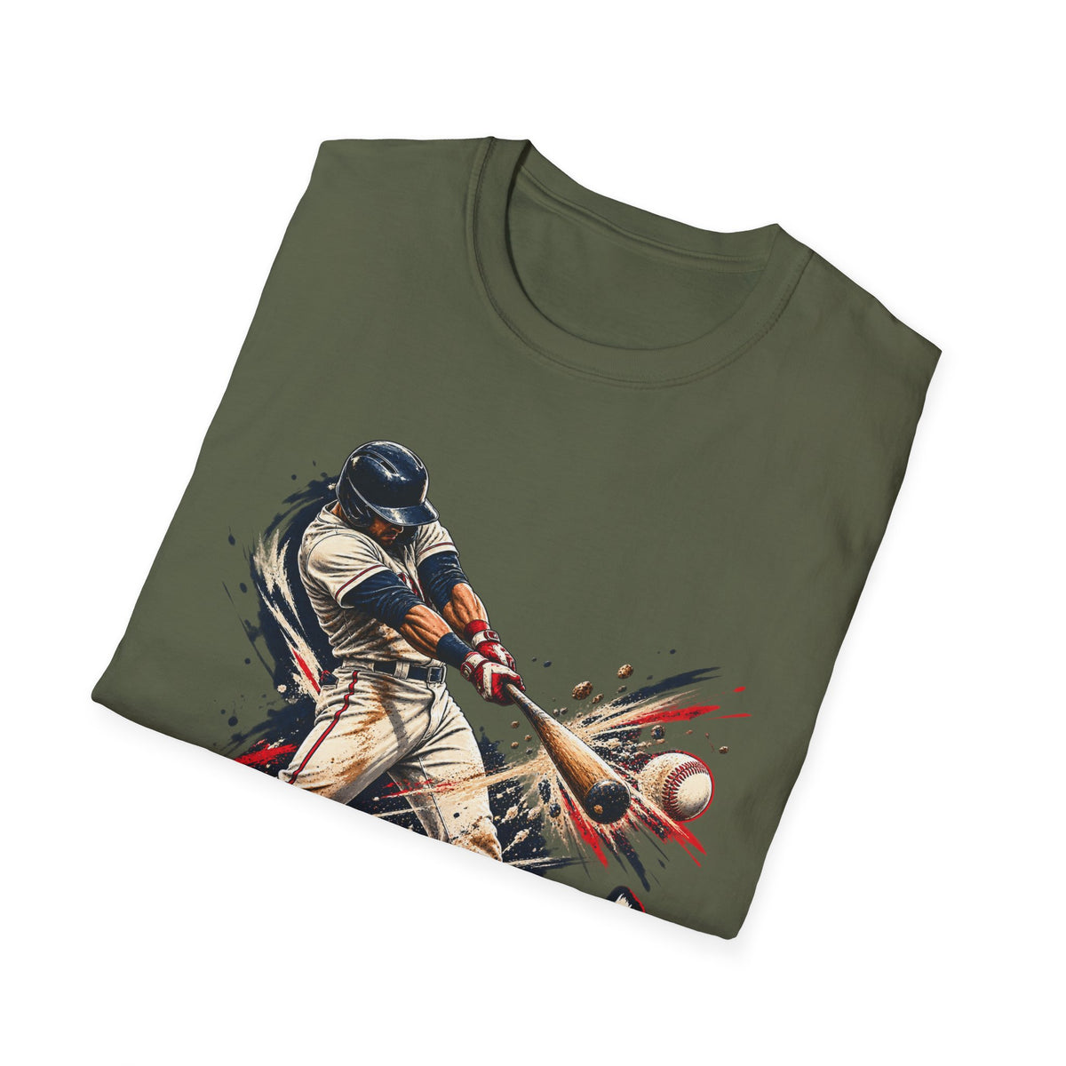 Baseball Batter Graphic T-Shirt — Vintage Action Sports Tee
