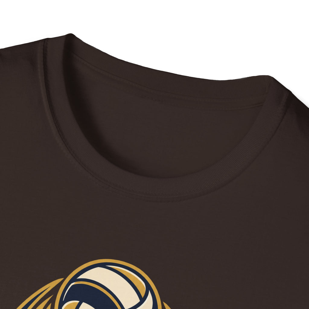 Volleyball "Rise With Grace" T-Shirt — Athletic Team Tee for Players & Fans