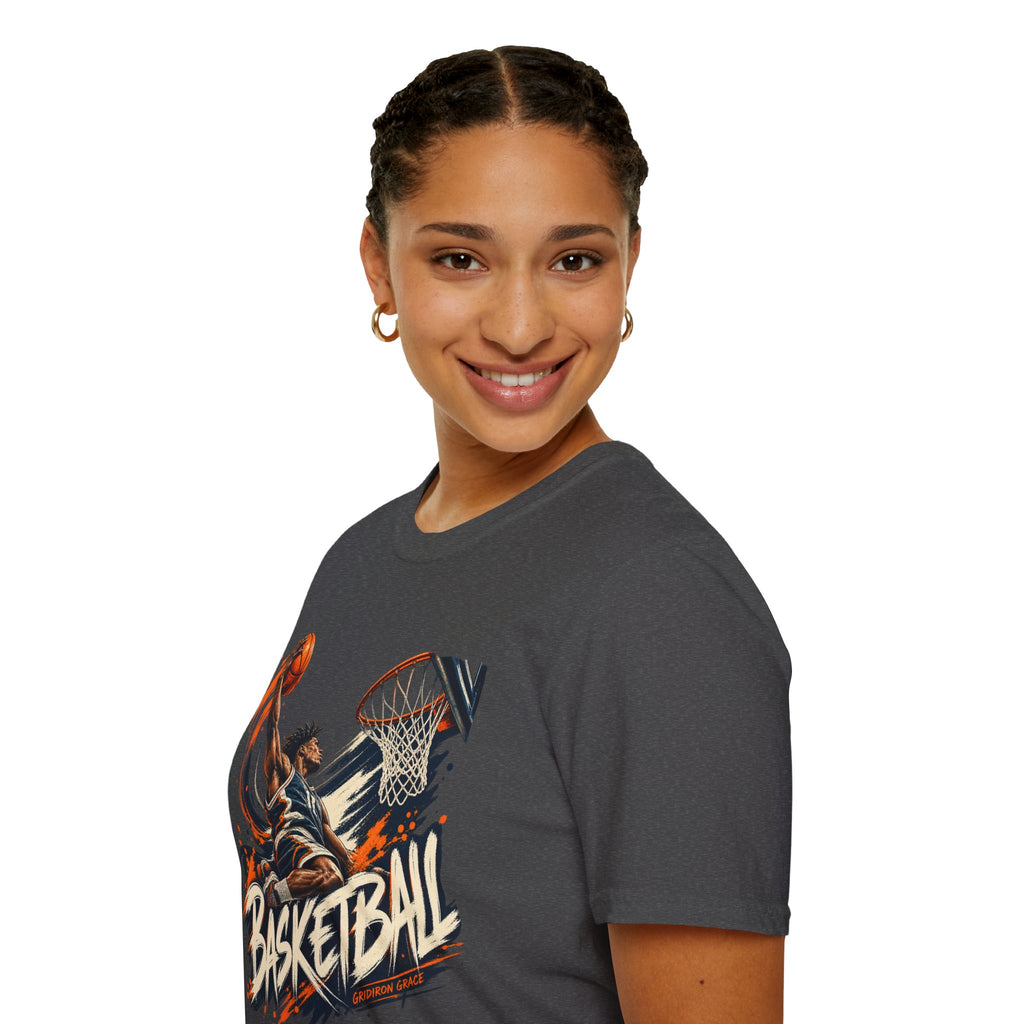 Basketball Dunk Graphic T-Shirt