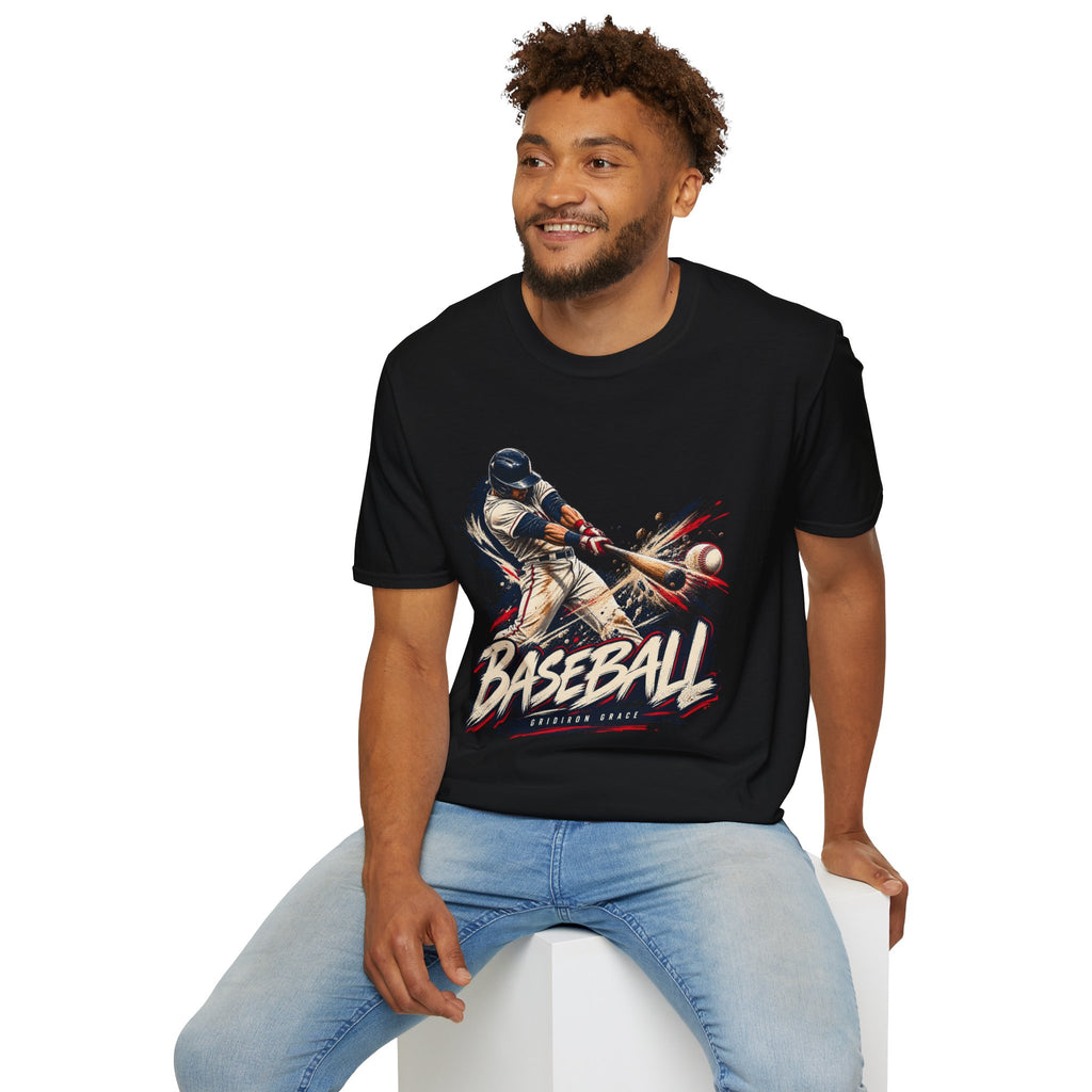 Baseball Batter Graphic T-Shirt — Vintage Action Sports Tee