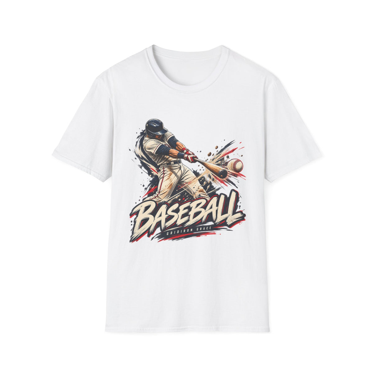 Baseball Batter Graphic T-Shirt — Vintage Action Sports Tee