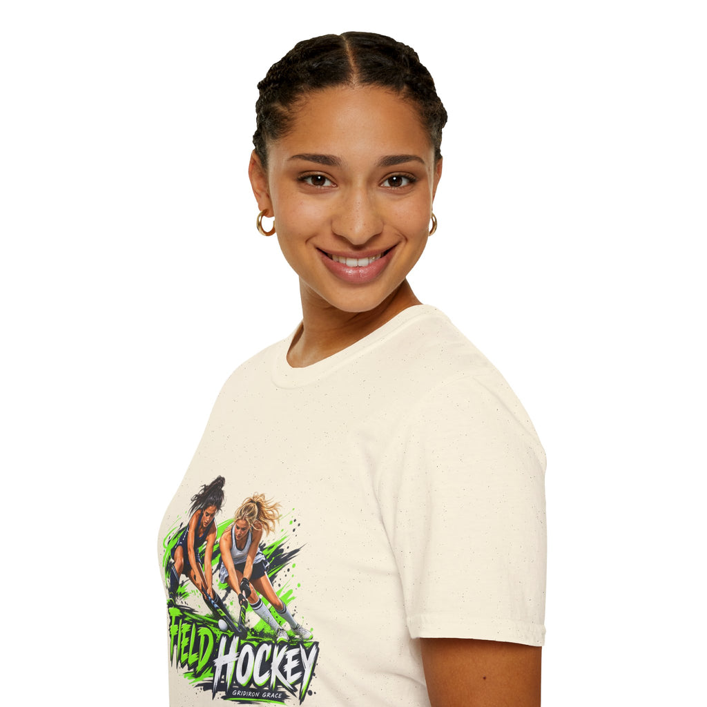 Field Hockey Players Graphic T-Shirt — Neon Action Sports Tee