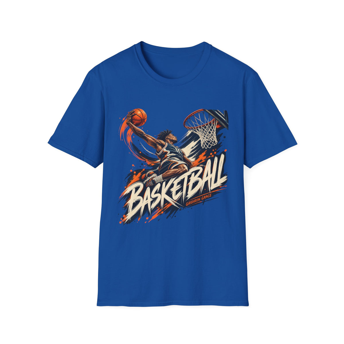 Basketball Dunk Graphic T-Shirt