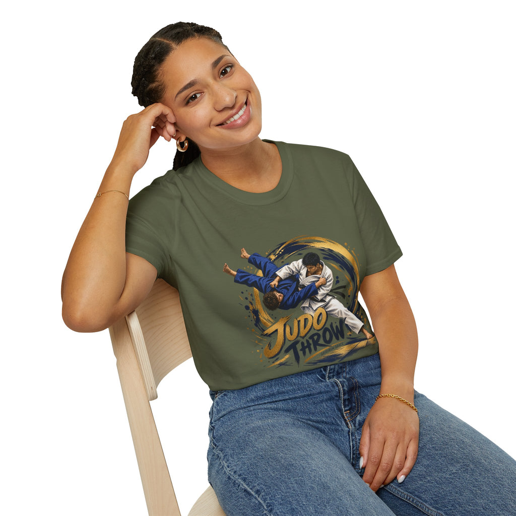 Judo Throw T-Shirt – Dynamic Martial Arts Graphic Tee
