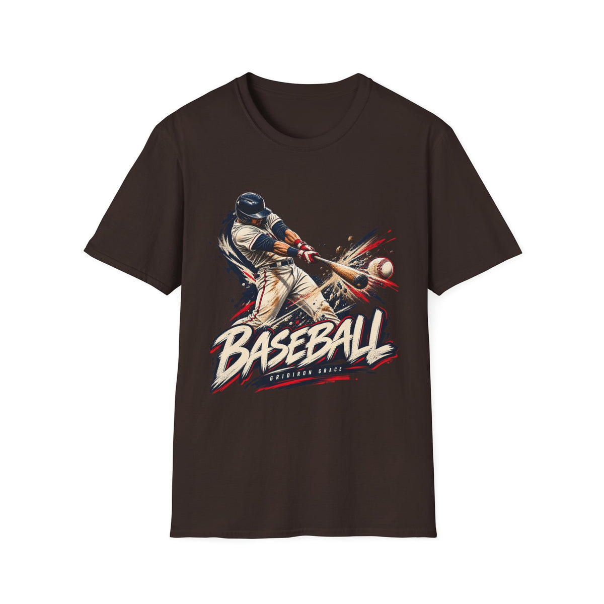 Baseball Batter Graphic T-Shirt — Vintage Action Sports Tee