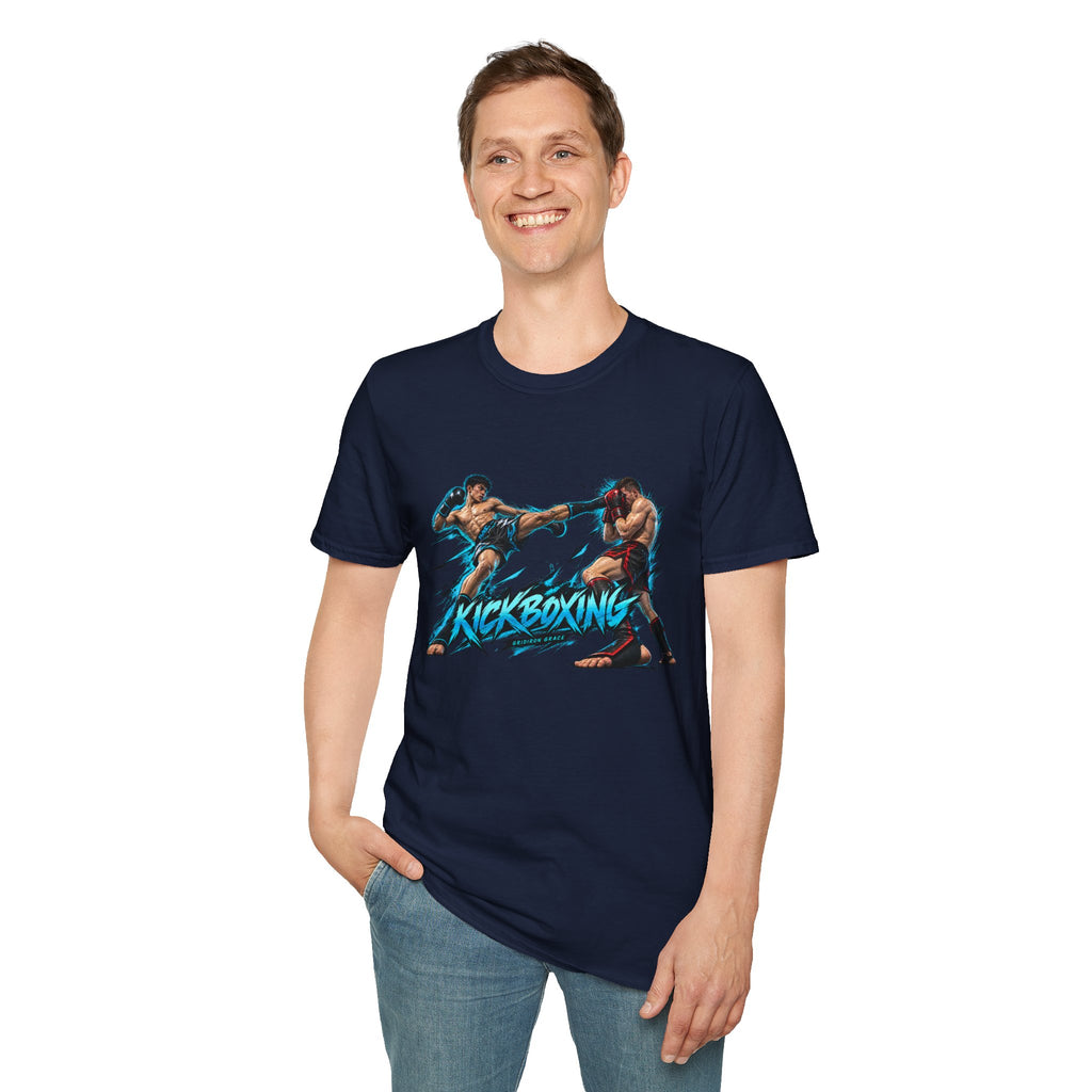 Kickboxing Graphic T-Shirt — Retro Fighters Design