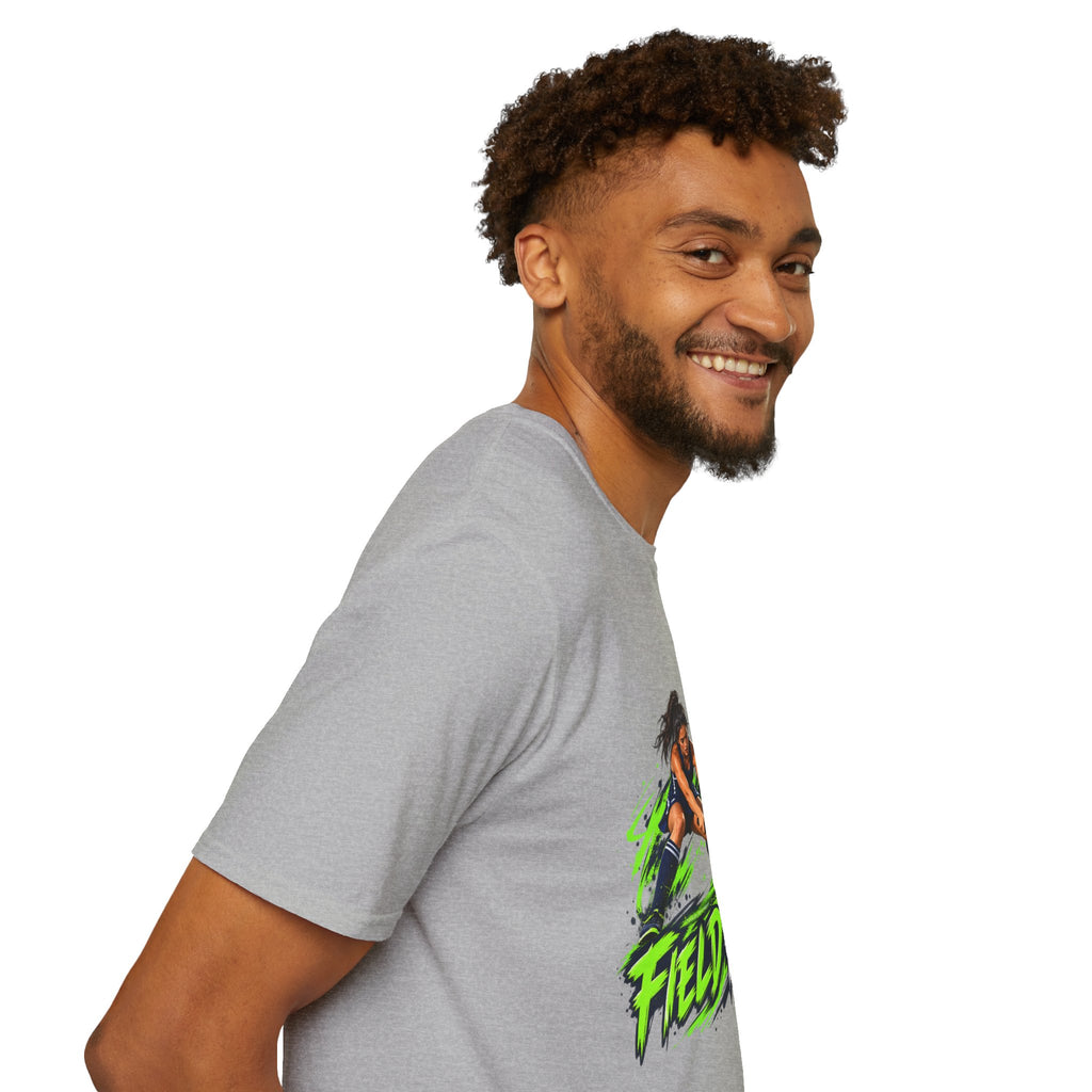 Field Hockey Players Graphic T-Shirt — Neon Action Sports Tee