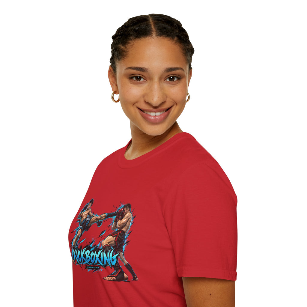 Kickboxing Graphic T-Shirt — Retro Fighters Design