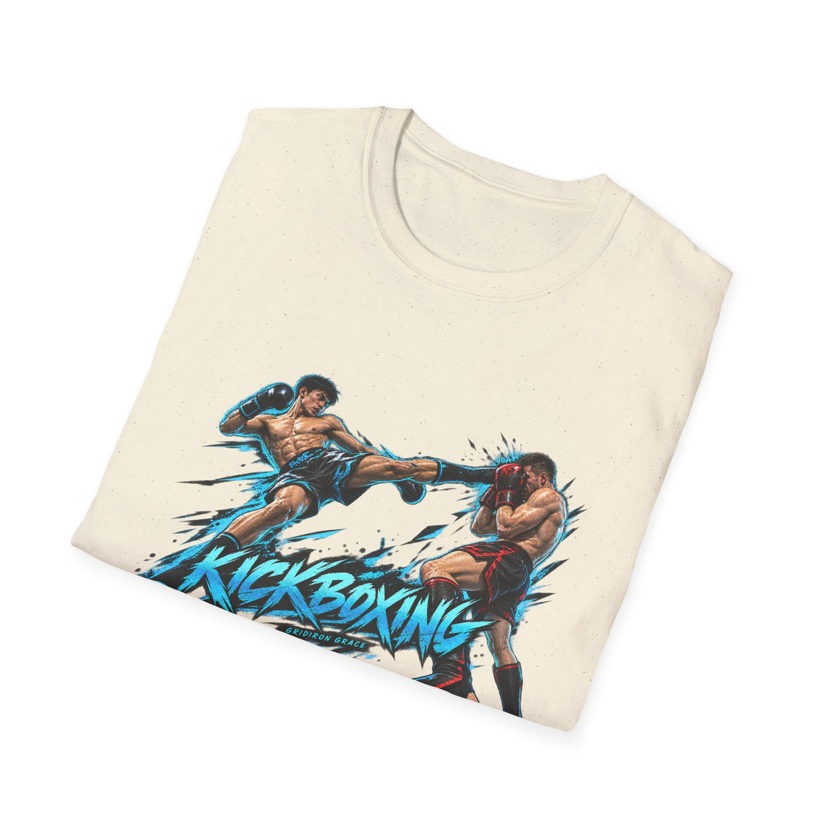 Kickboxing Graphic T-Shirt — Retro Fighters Design