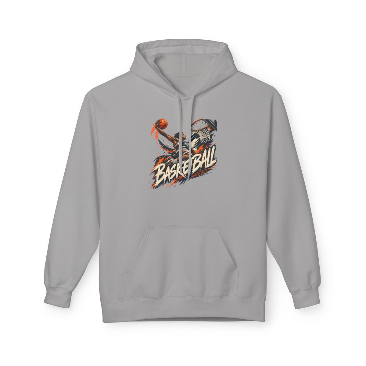Basketball Graphic Hoodie — Retro Slam Dunk Pullover for Players & Fans