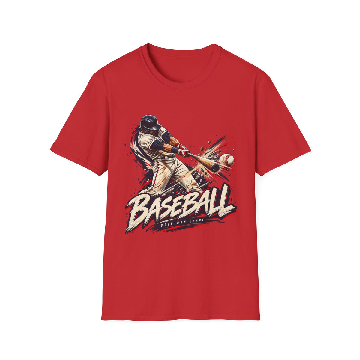 Baseball Batter Graphic T-Shirt — Vintage Action Sports Tee