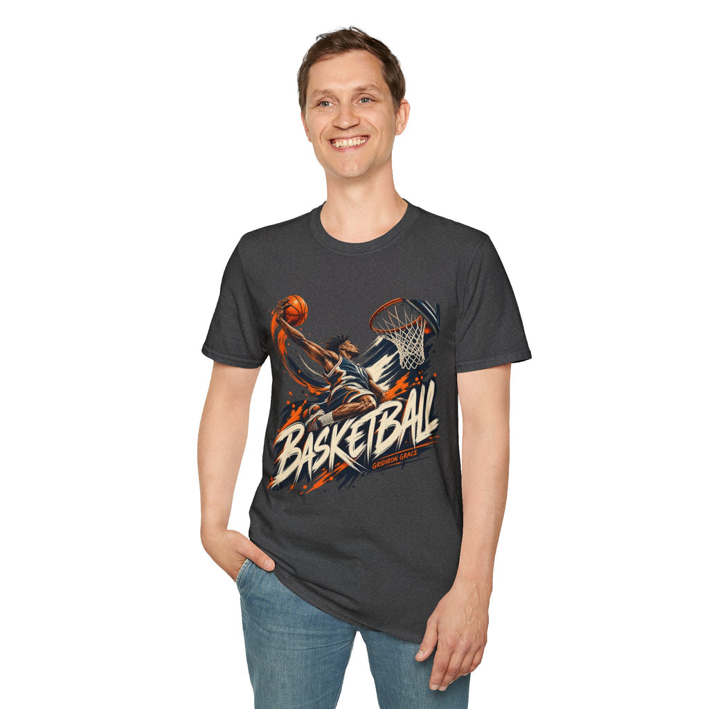 Basketball Dunk Graphic T-Shirt