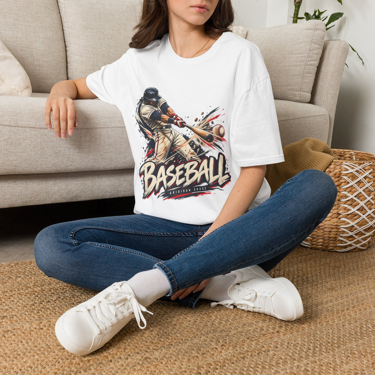 Baseball Batter Graphic T-Shirt — Vintage Action Sports Tee