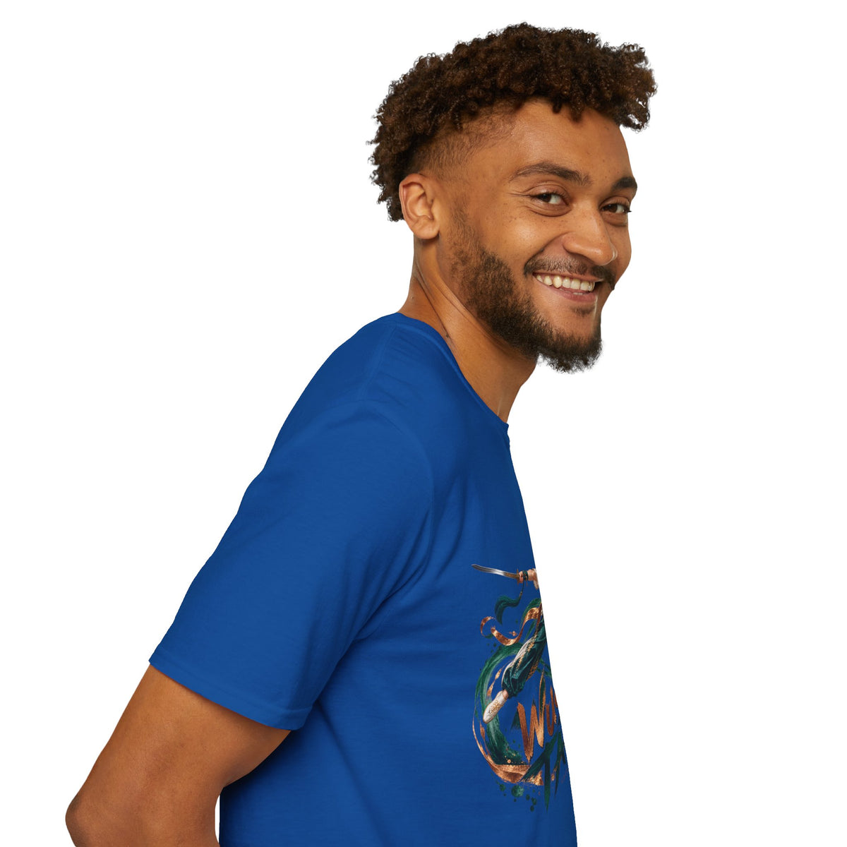 Wushu Taolu Martial Arts T-Shirt — Dynamic Fighter Illustration Tee