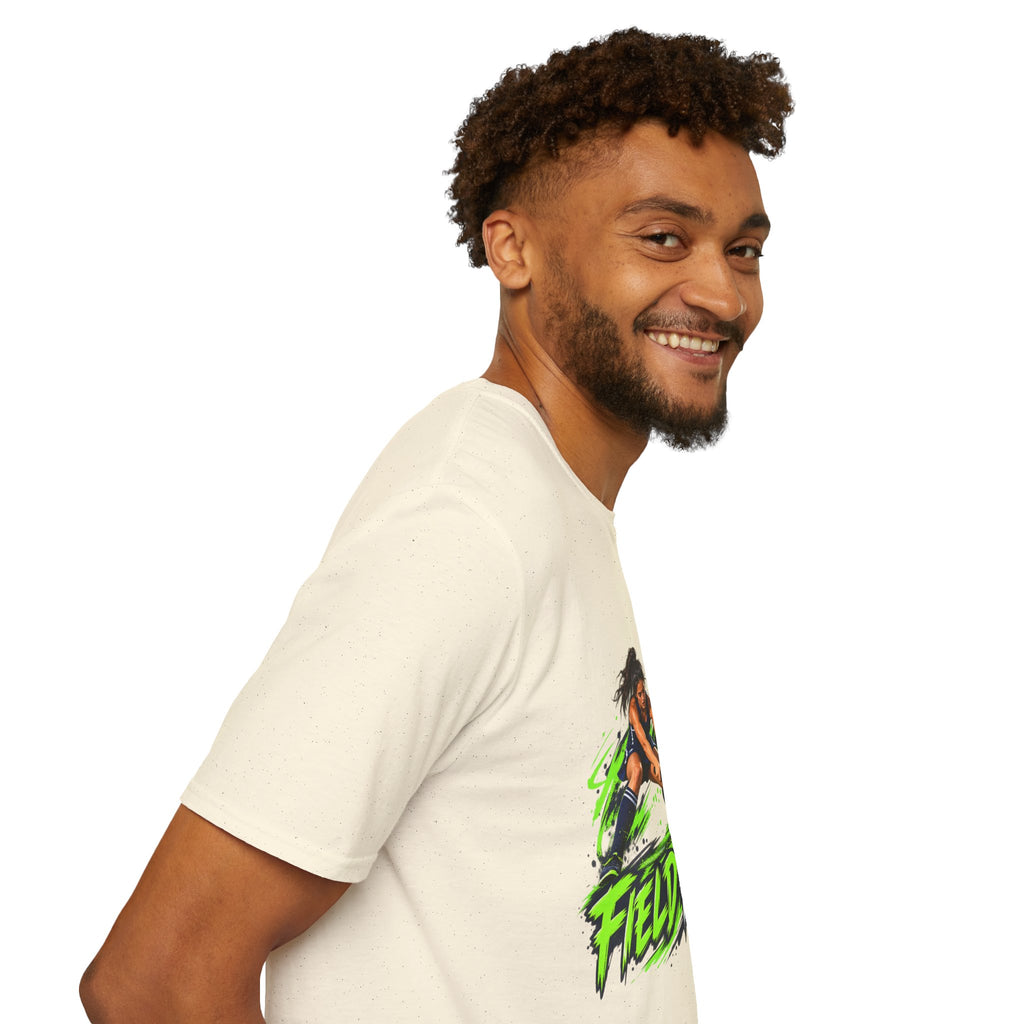 Field Hockey Players Graphic T-Shirt — Neon Action Sports Tee