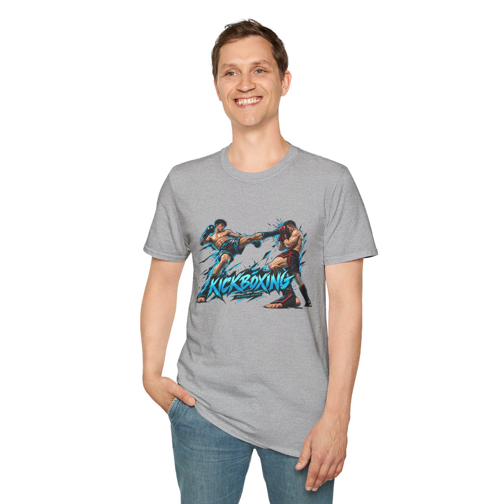 Kickboxing Graphic T-Shirt — Retro Fighters Design