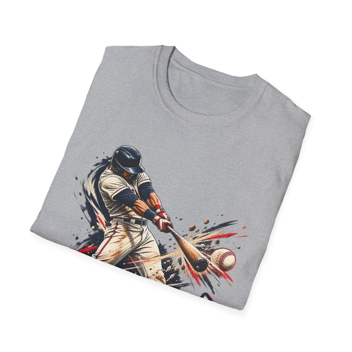 Baseball Batter Graphic T-Shirt — Vintage Action Sports Tee