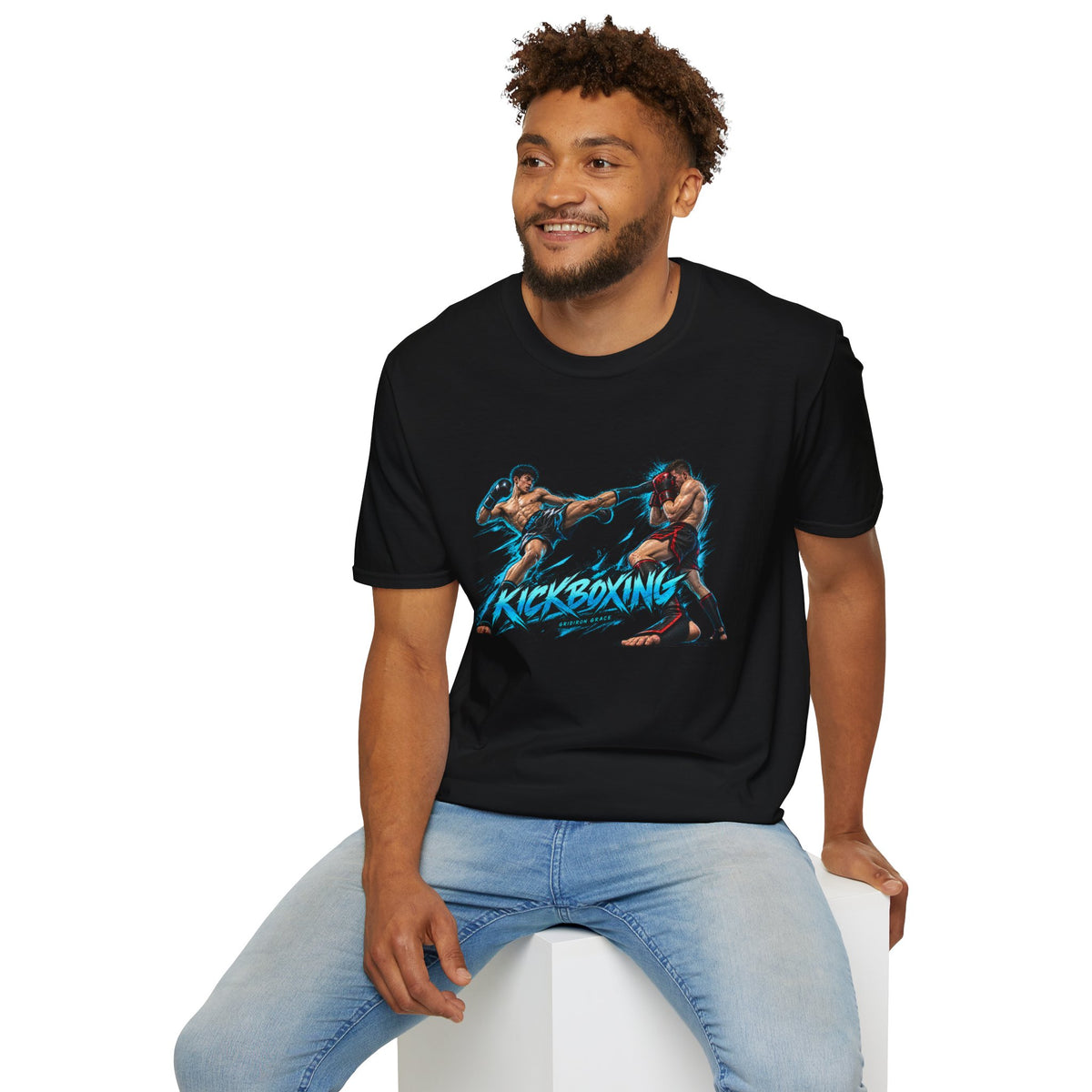 Kickboxing Graphic T-Shirt — Retro Fighters Design