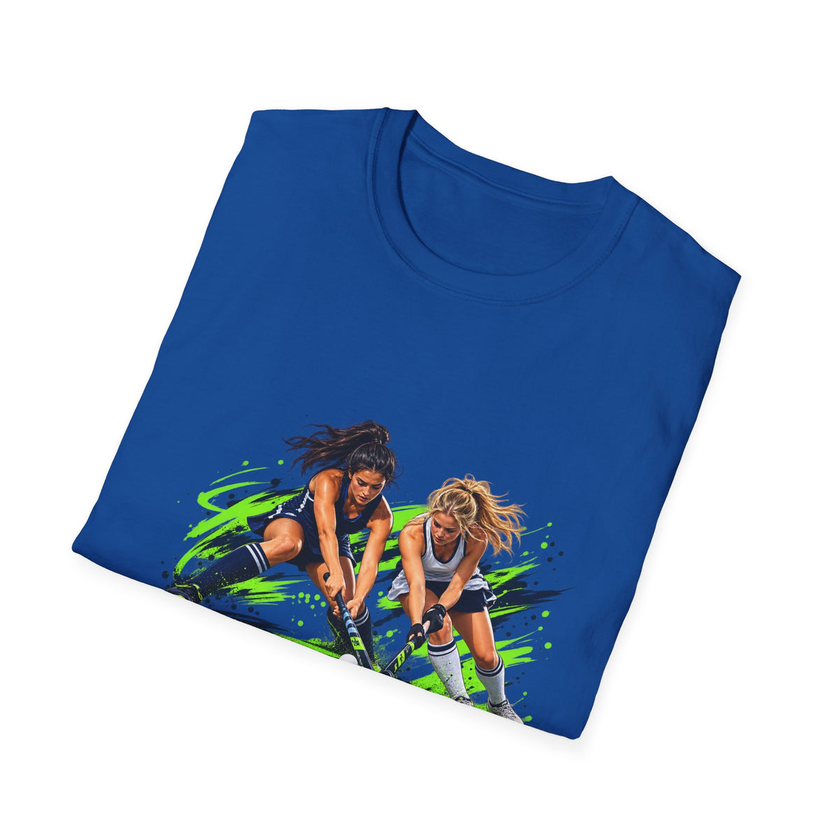Field Hockey Players Graphic T-Shirt — Neon Action Sports Tee