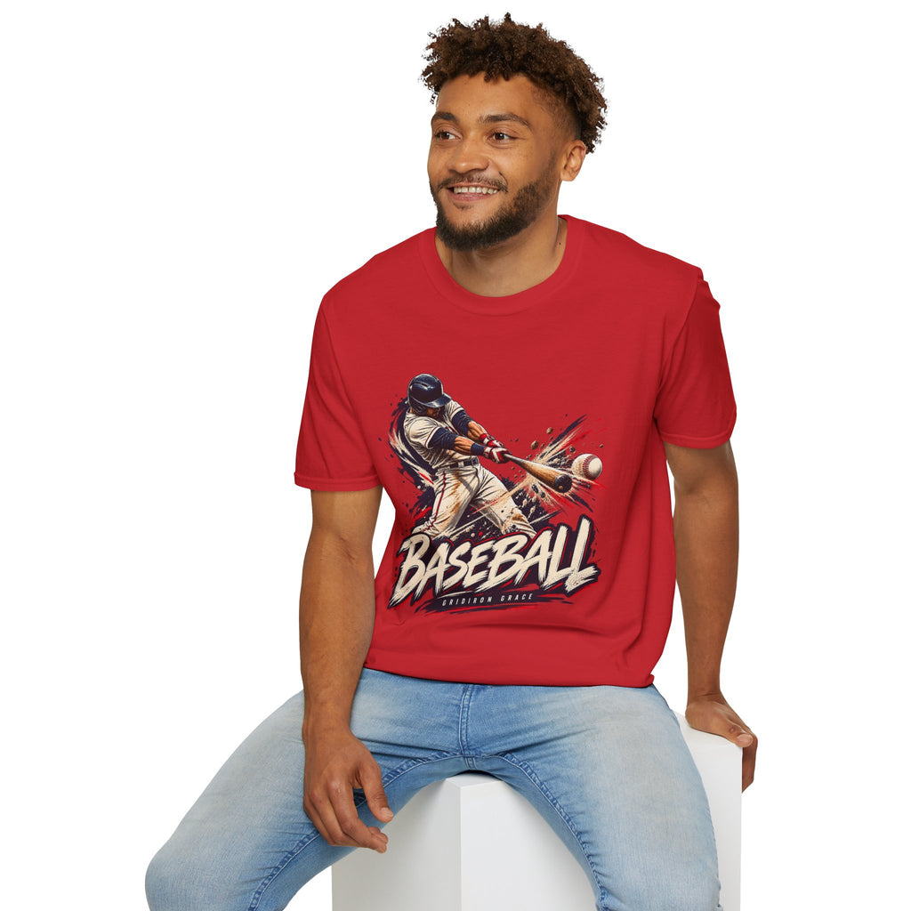 Baseball Batter Graphic T-Shirt — Vintage Action Sports Tee