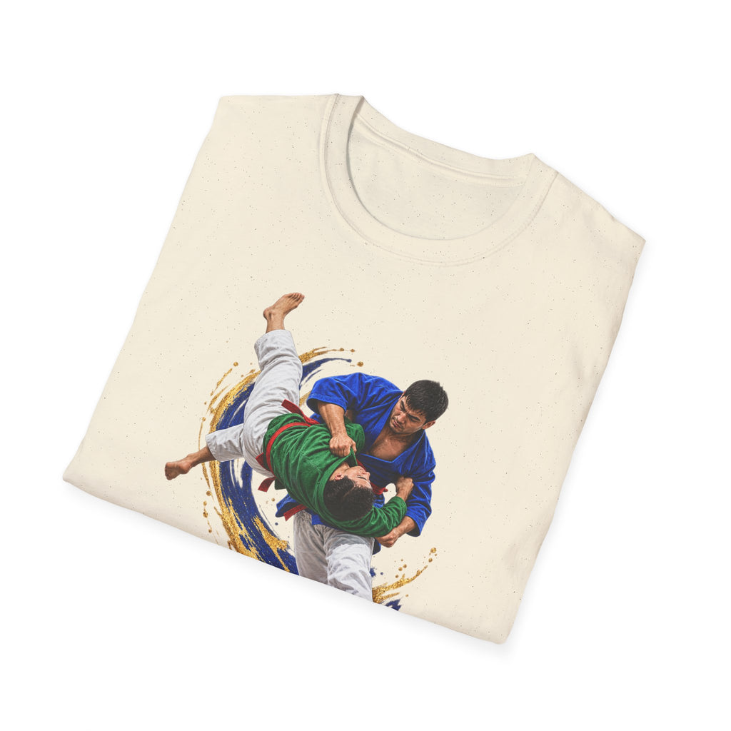Kurash Wrestling T-Shirt — Traditional Kurash Throw Graphic Tee