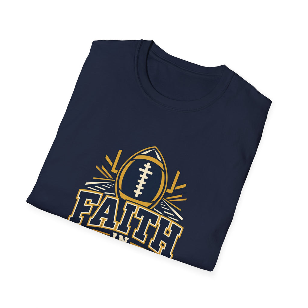 Faith in Every Play Football T-Shirt