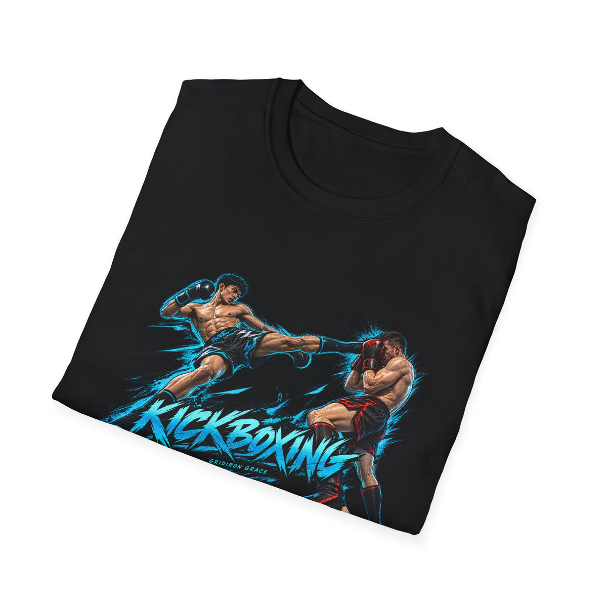 Kickboxing Graphic T-Shirt — Retro Fighters Design