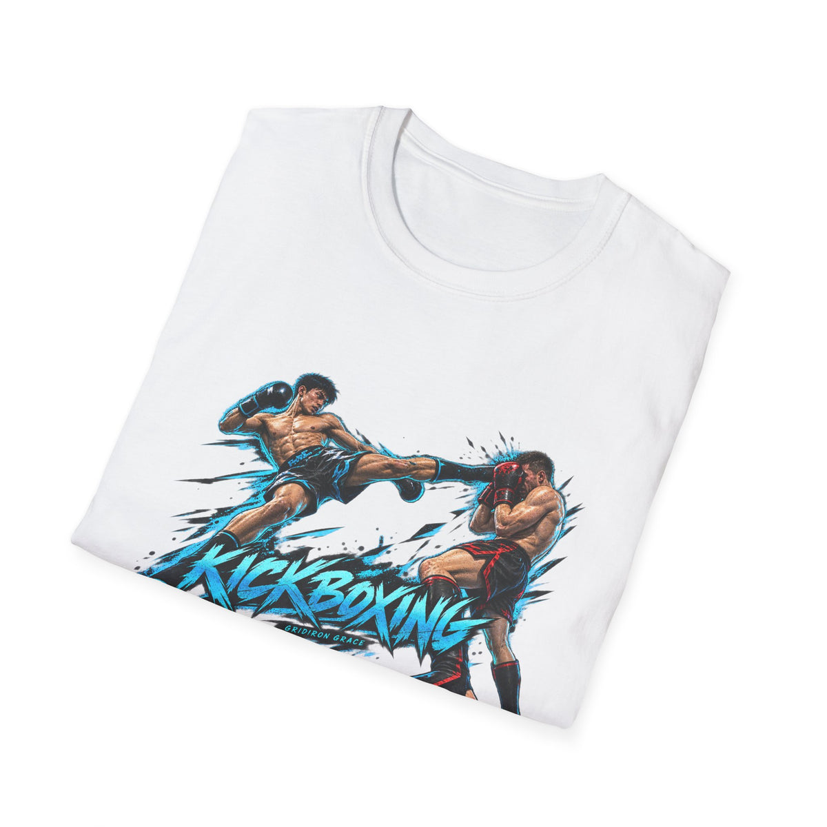 Kickboxing Graphic T-Shirt — Retro Fighters Design