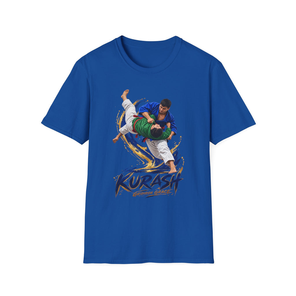 Kurash Wrestling T-Shirt — Traditional Kurash Throw Graphic Tee