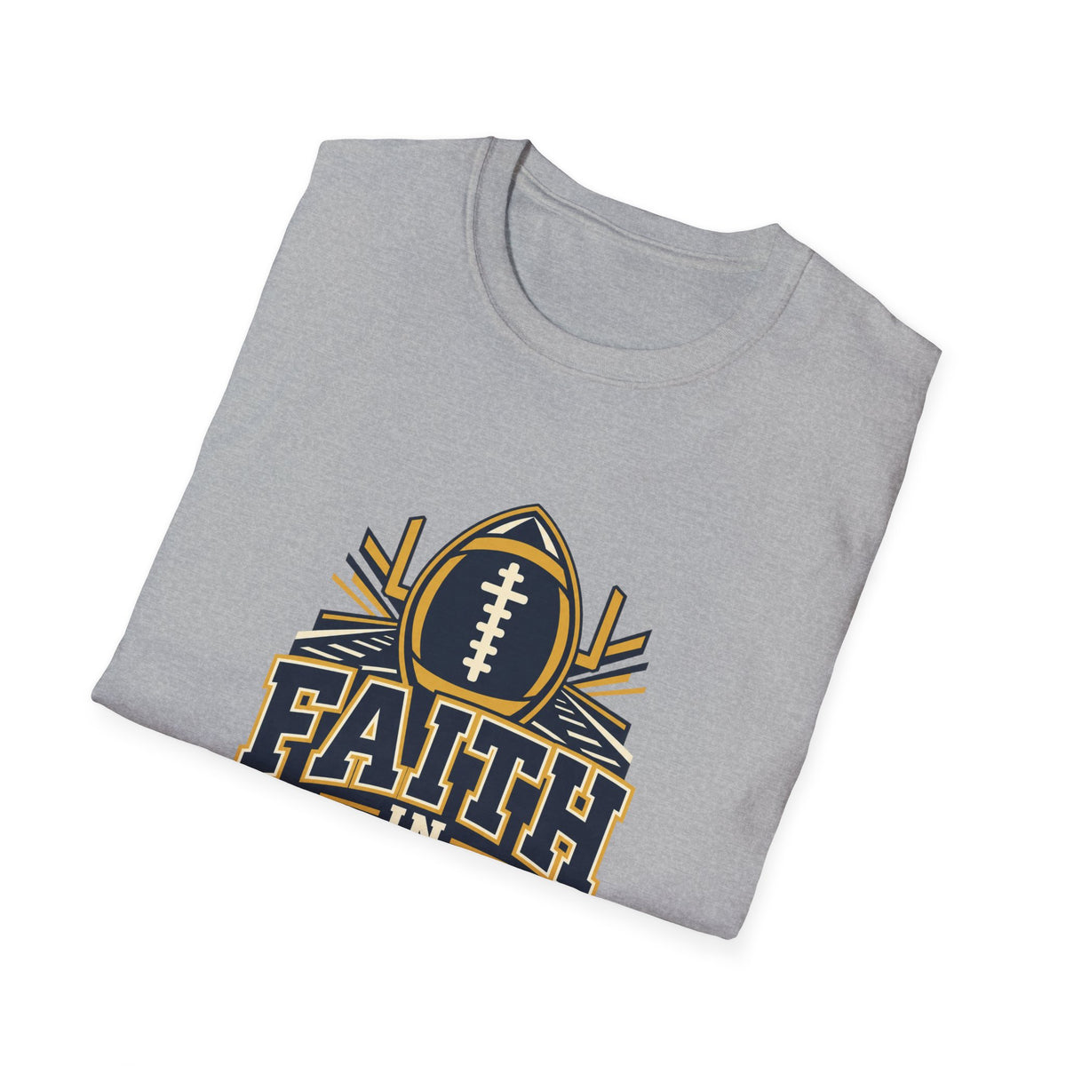 Faith in Every Play Football T-Shirt