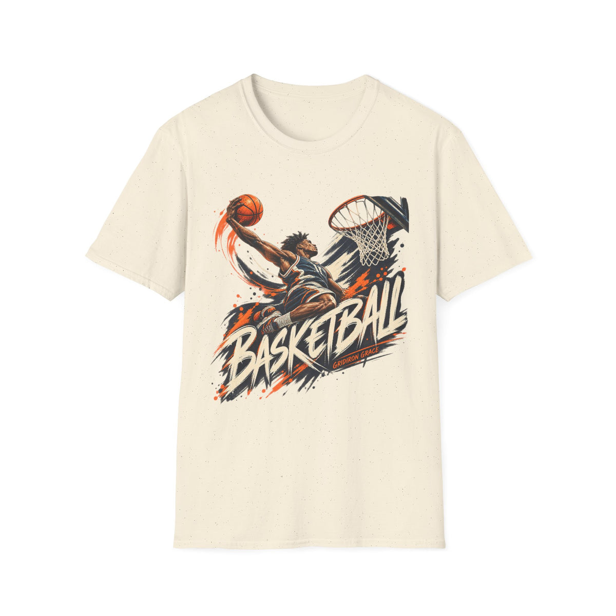 Basketball Dunk Graphic T-Shirt