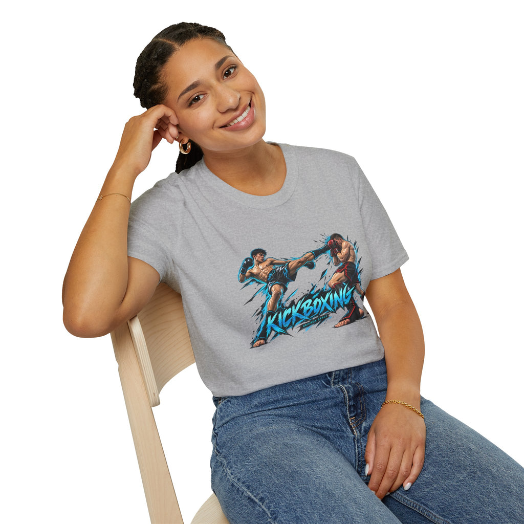 Kickboxing Graphic T-Shirt — Retro Fighters Design