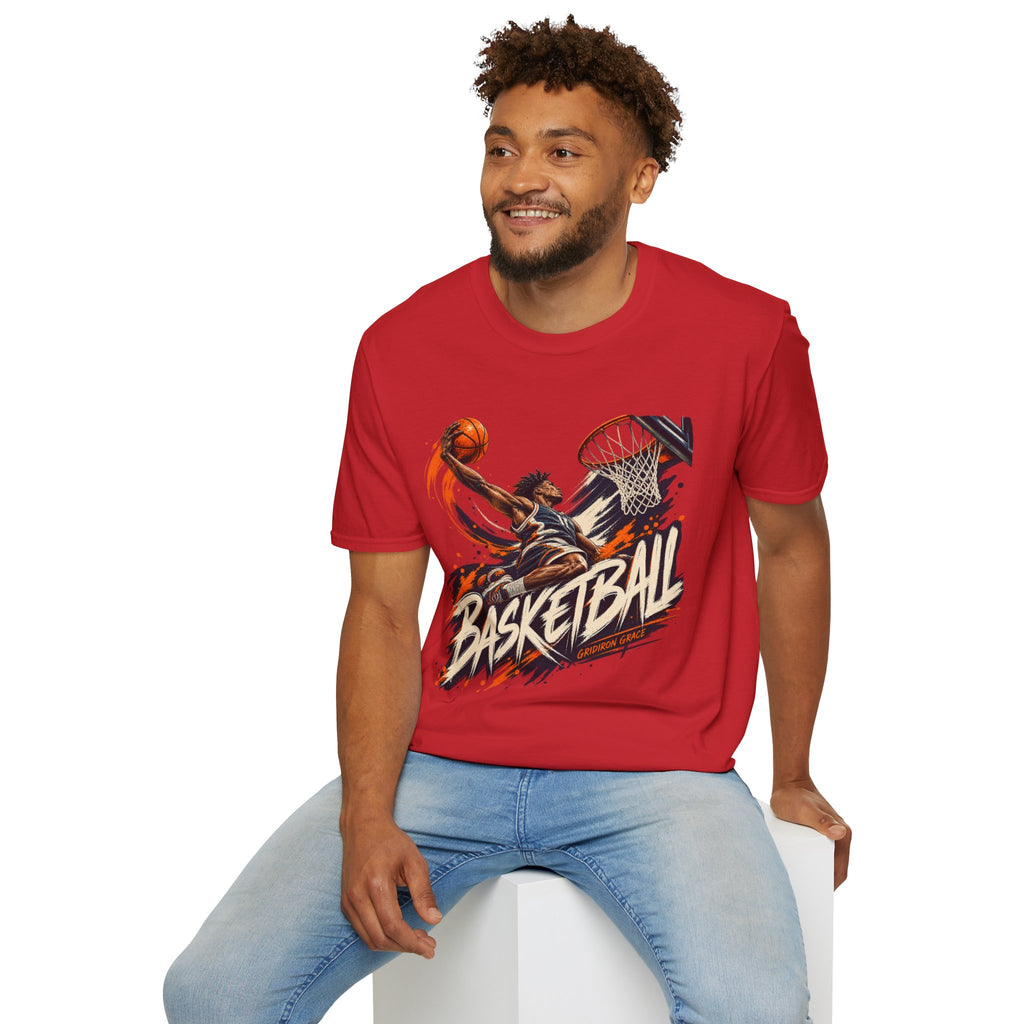 Basketball Dunk Graphic T-Shirt