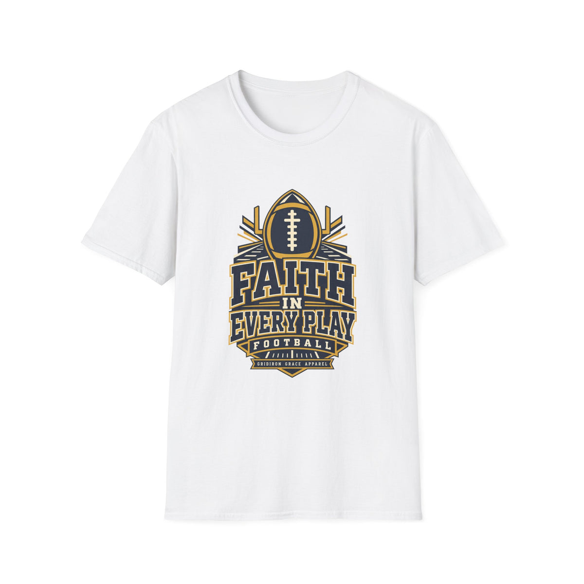 Faith in Every Play Football T-Shirt