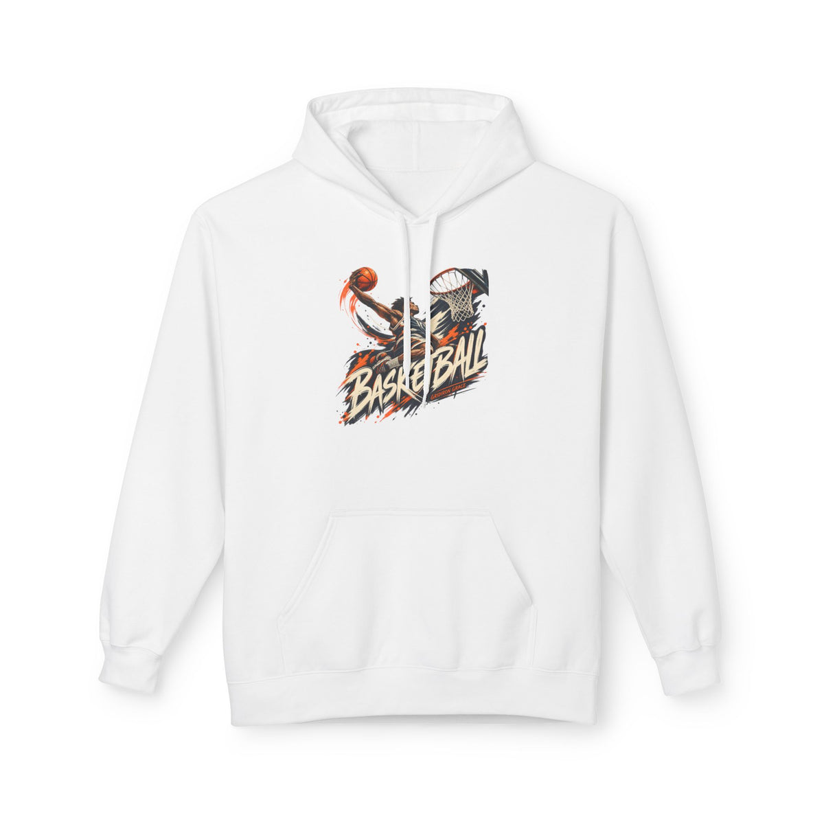 Basketball Graphic Hoodie — Retro Slam Dunk Pullover for Players & Fans