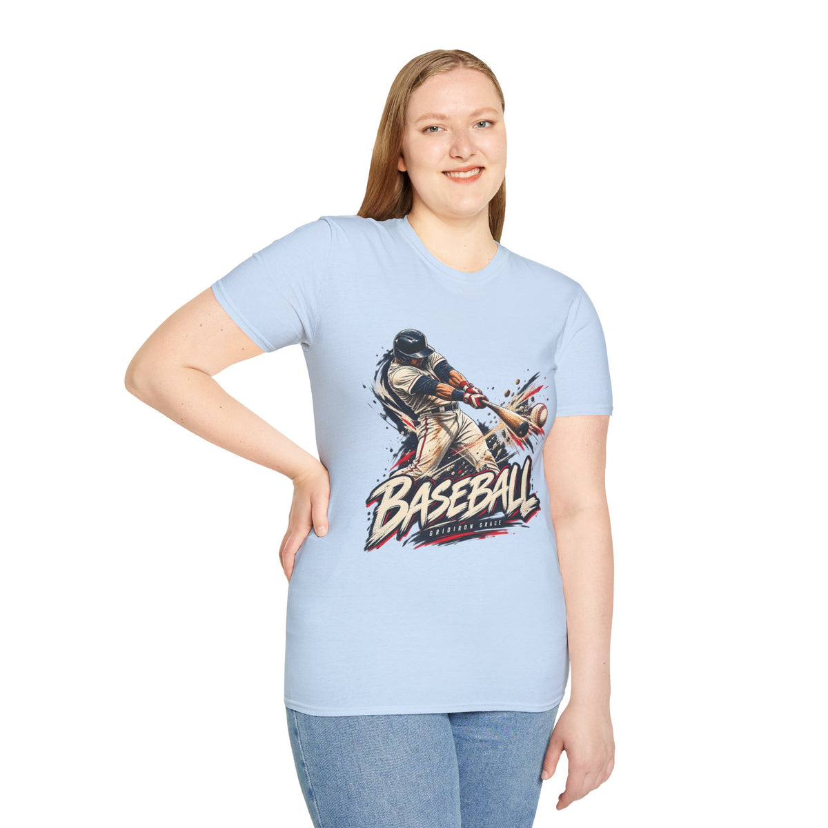 Baseball Batter Graphic T-Shirt — Vintage Action Sports Tee