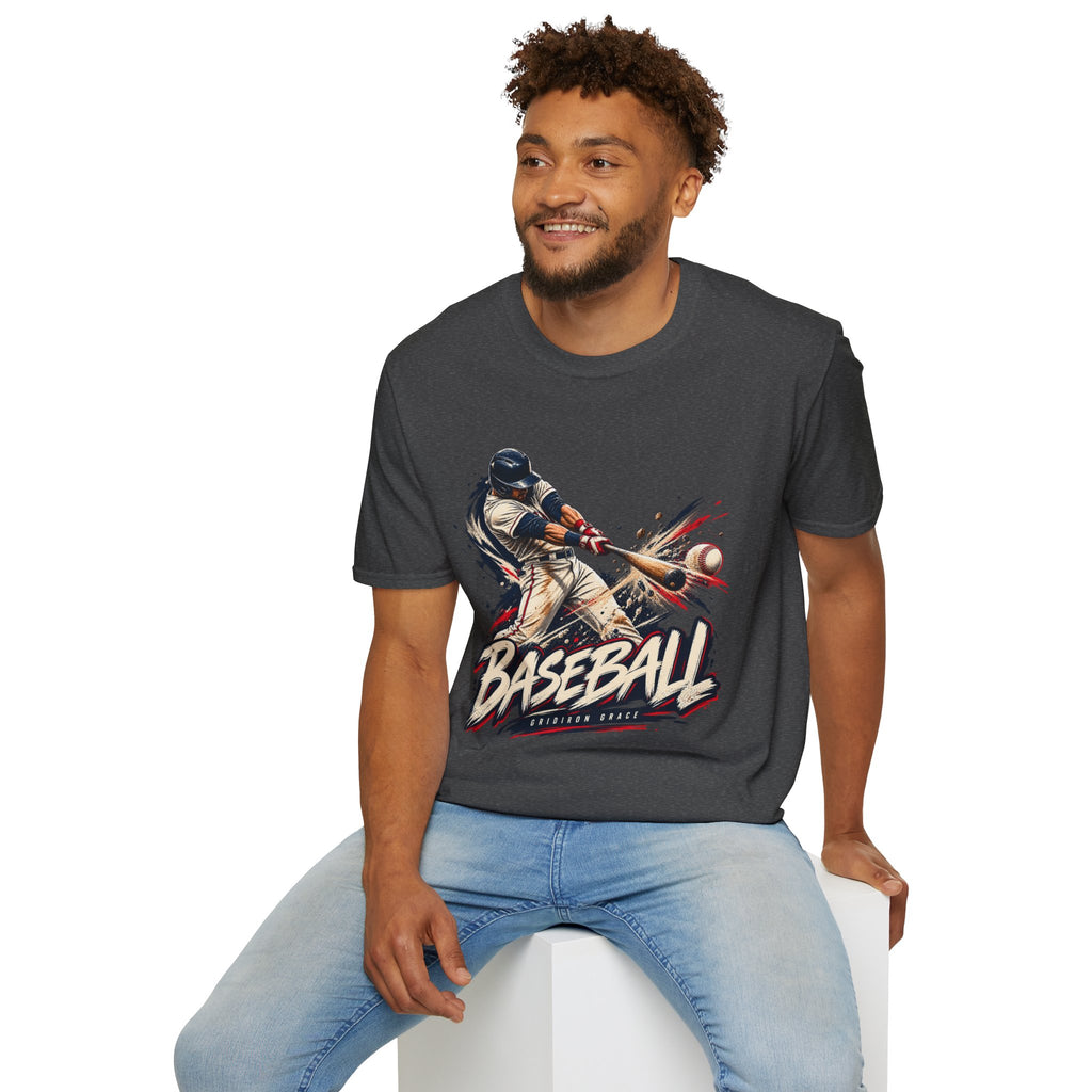 Baseball Batter Graphic T-Shirt — Vintage Action Sports Tee
