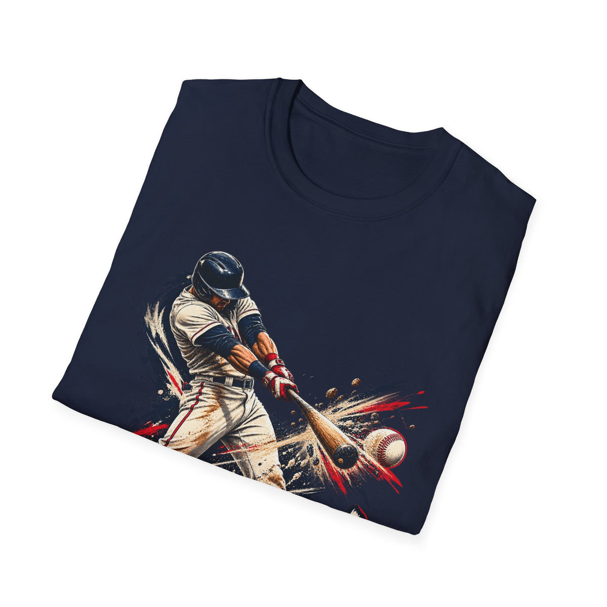 Baseball Batter Graphic T-Shirt — Vintage Action Sports Tee