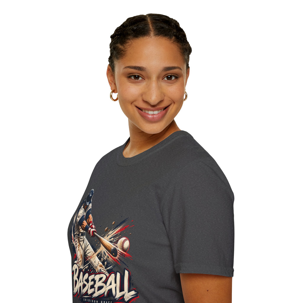 Baseball Batter Graphic T-Shirt — Vintage Action Sports Tee