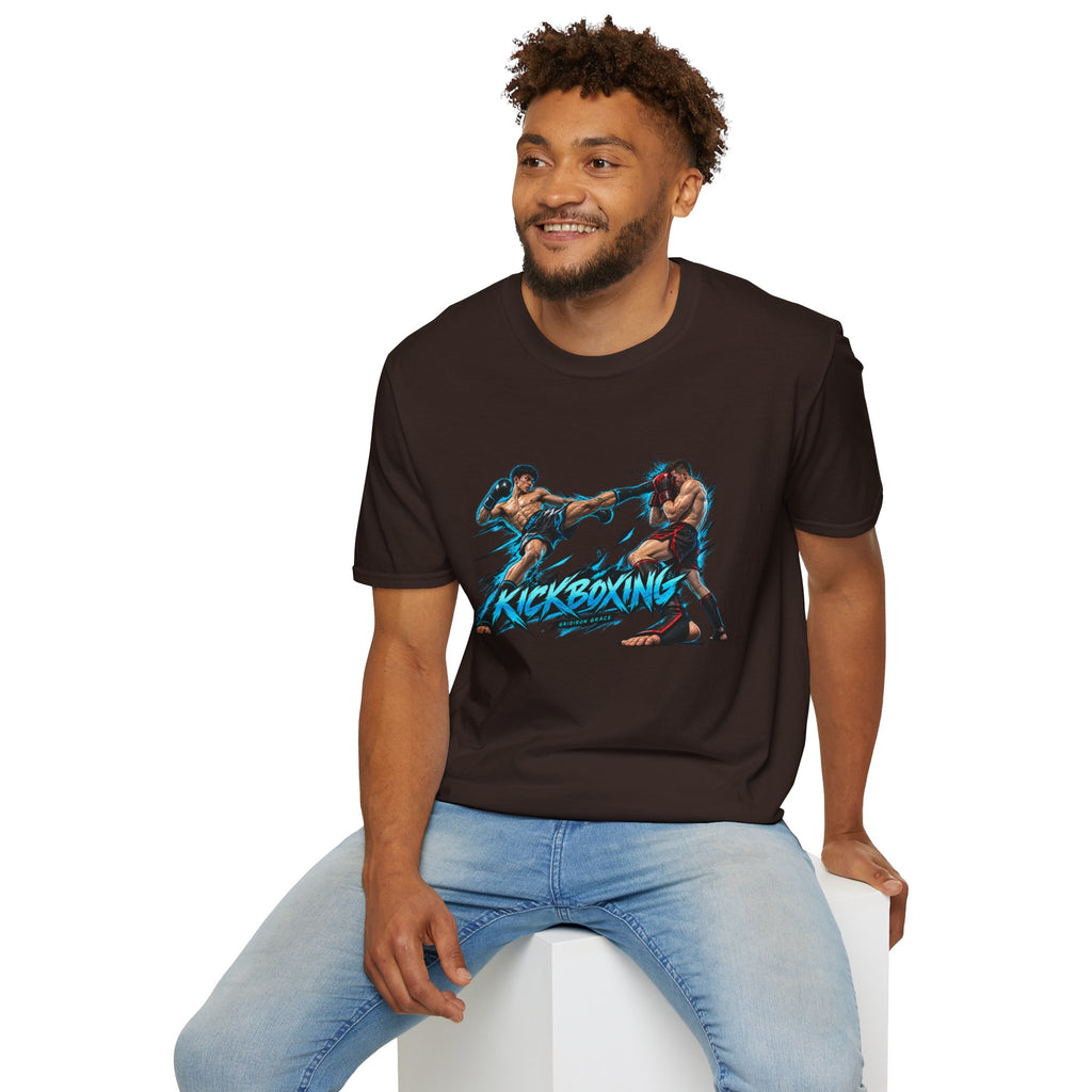 Kickboxing Graphic T-Shirt — Retro Fighters Design