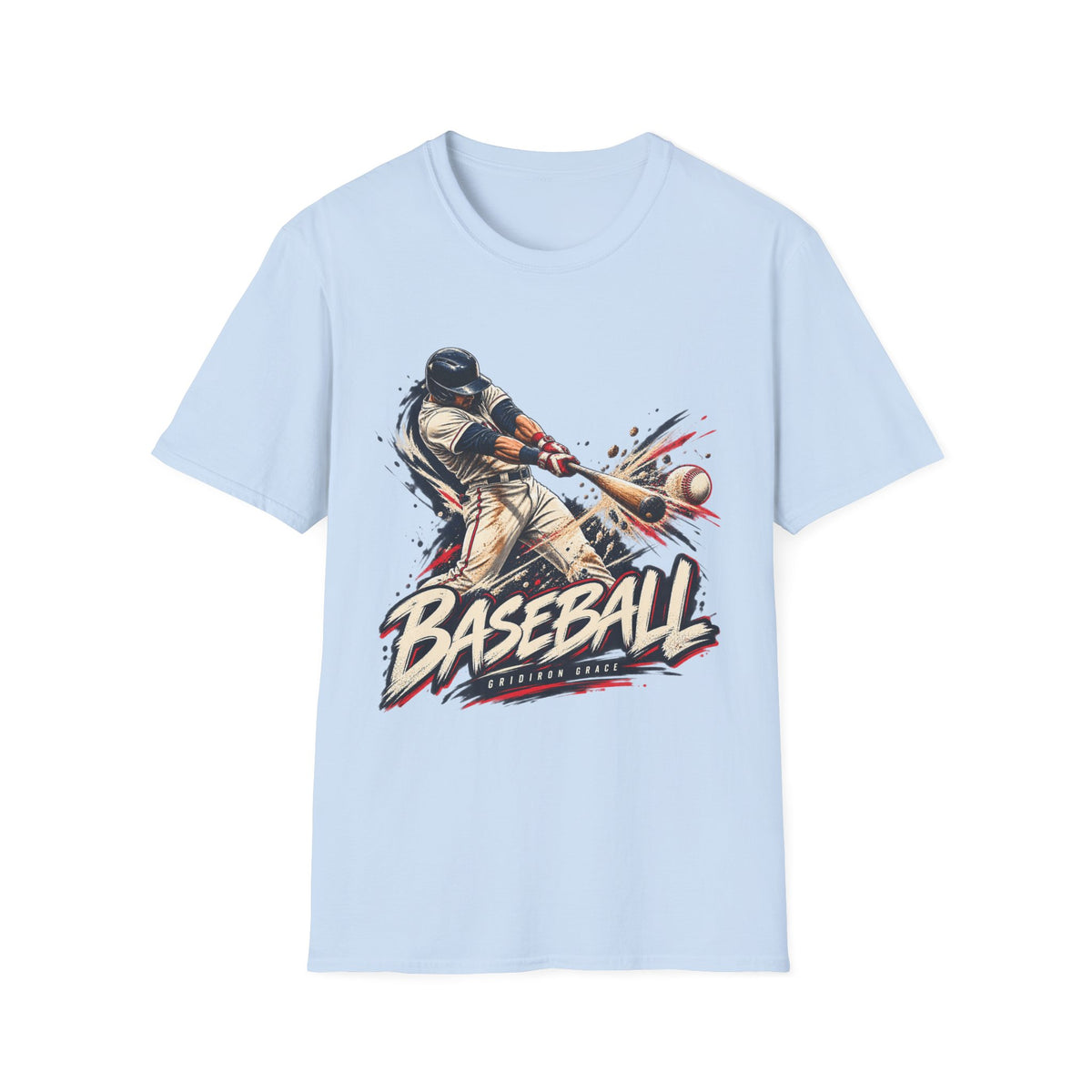 Baseball Batter Graphic T-Shirt — Vintage Action Sports Tee
