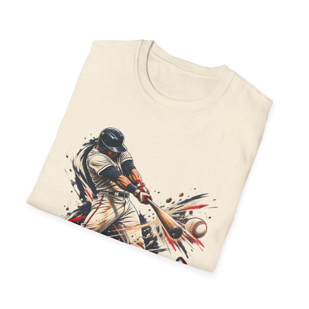 Baseball Batter Graphic T-Shirt — Vintage Action Sports Tee