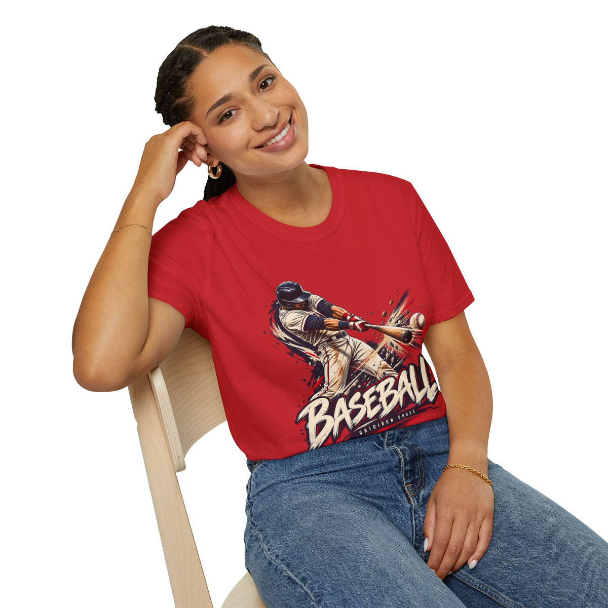 Baseball Batter Graphic T-Shirt — Vintage Action Sports Tee