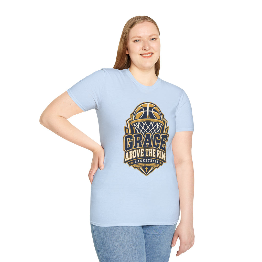 Grace Above the Rim Basketball T-Shirt