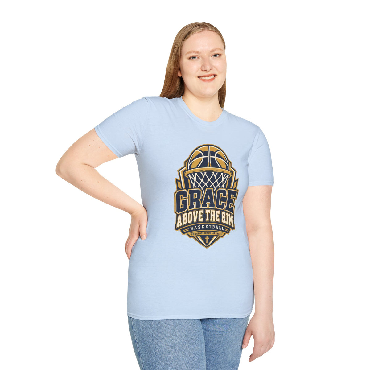 Grace Above the Rim Basketball T-Shirt
