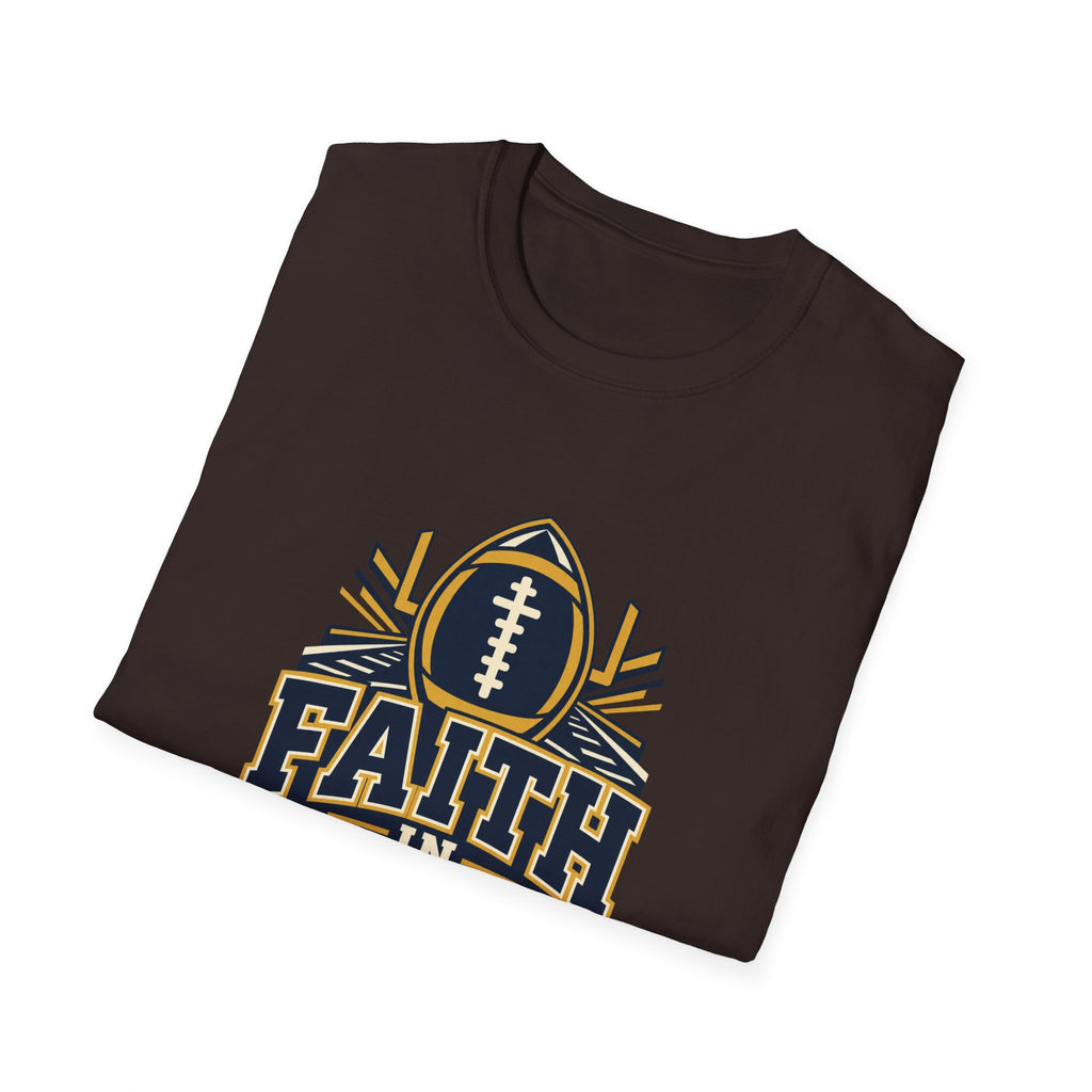 Faith in Every Play Football T-Shirt